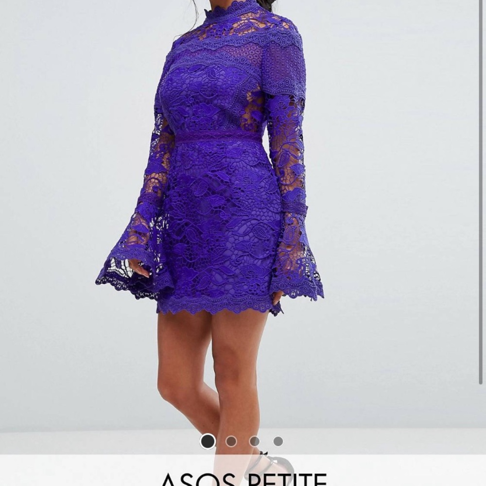 ASOS Petite Lace Mini Dress
